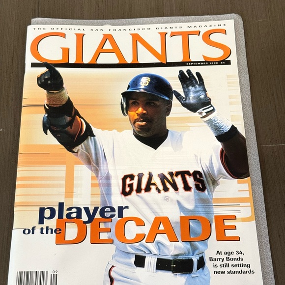 San Francisco Giants Magazine - Player of the Decade - Picture 1 of 1
